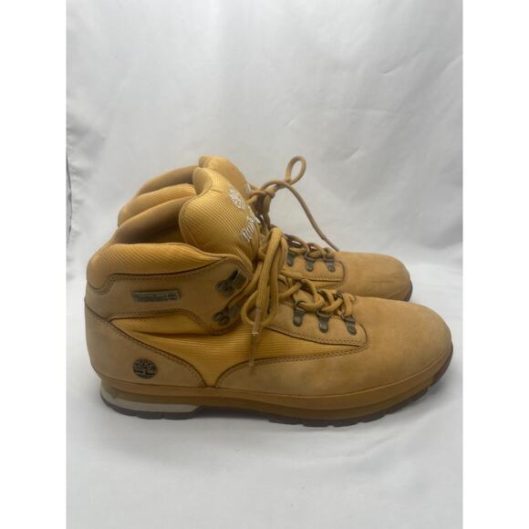 Timberland Men's Euro Hiker Boots Wheat 91566 Sz 15 - Picture 4 of 10